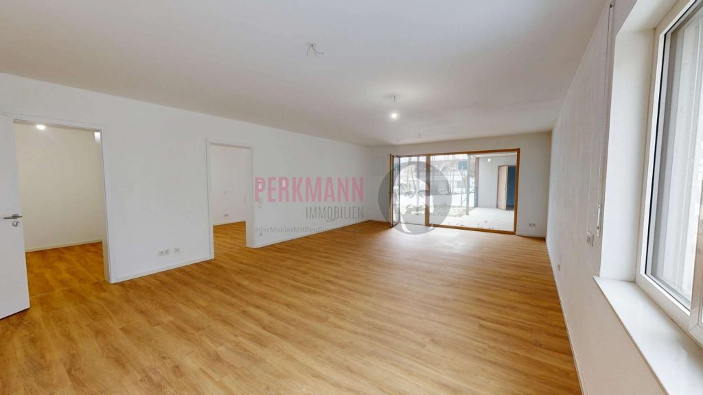 Wohnzimmer mit Küche