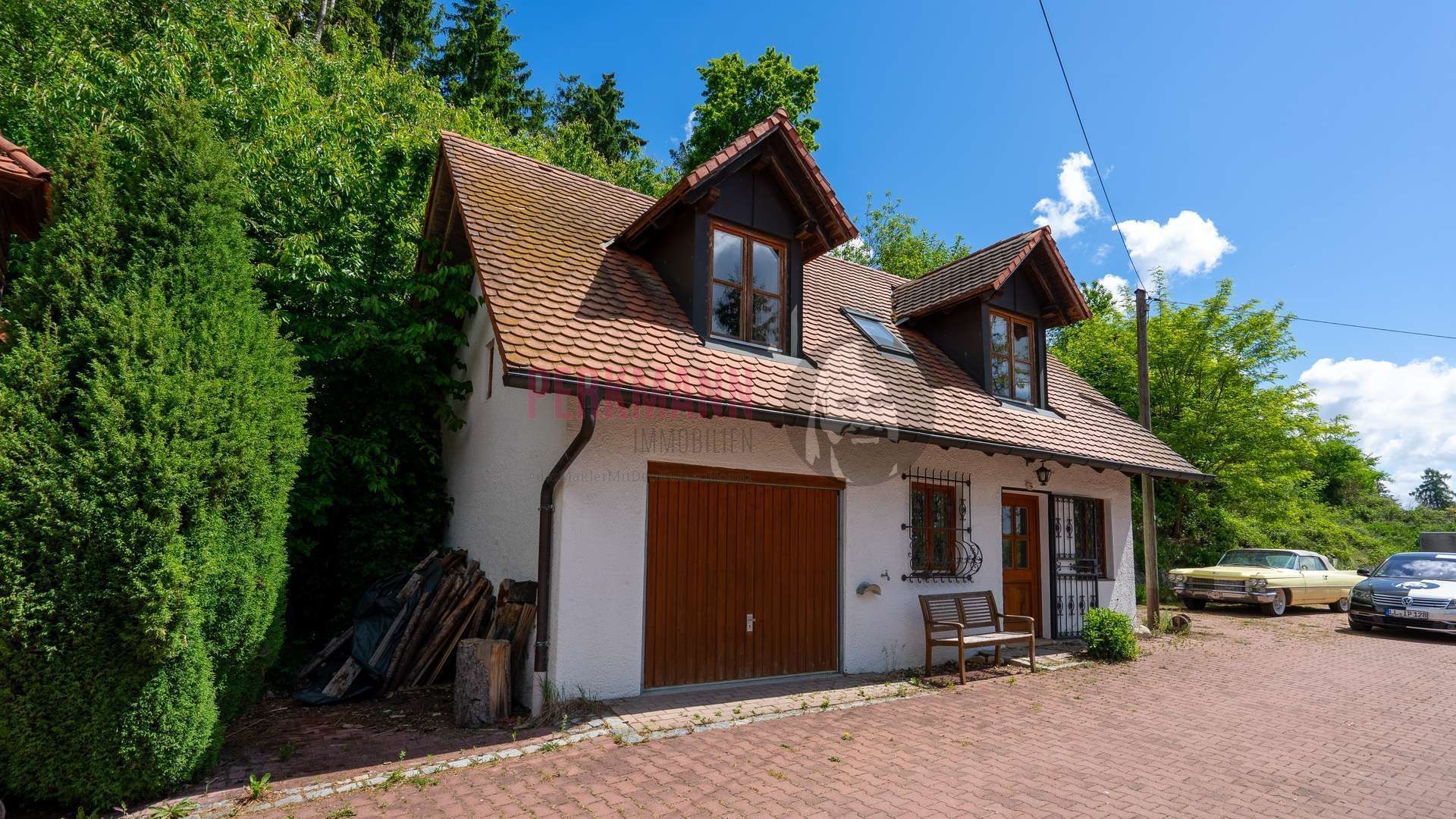 Garage mit Werkstatt