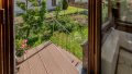 Zugang zum Garten aus dem Wintergarten