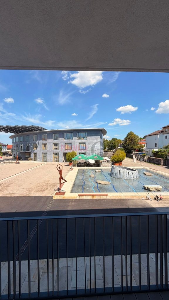 Blick vom Balkon