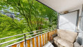 Blick vom Balkon